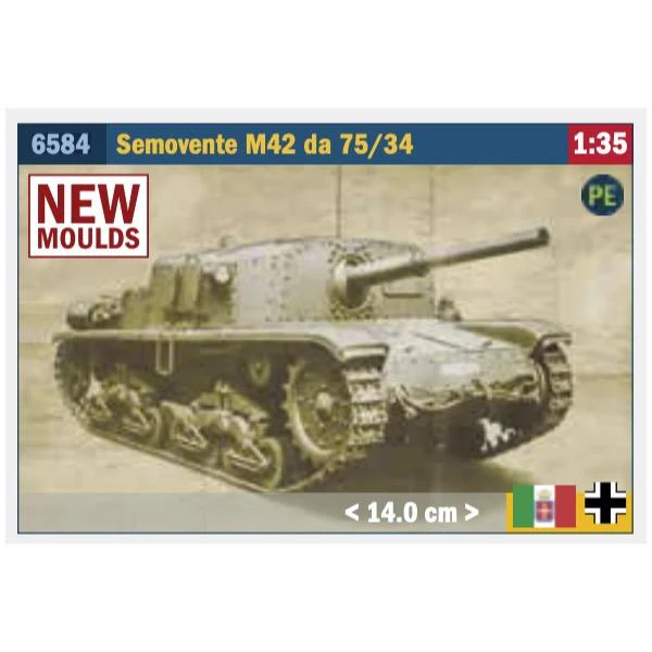 Italeri 6584 1/35 Semovente M42 DA 75/34 - Image 8