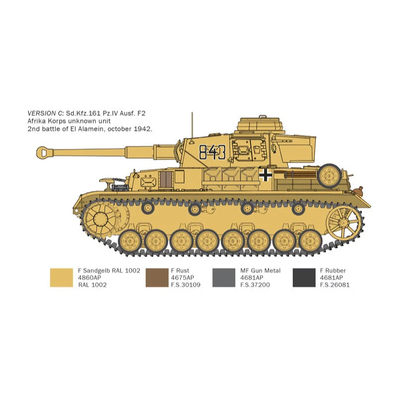 Italeri 6593S 1/35 Pz. IV F1/F2/G with Afrika Korps - Image 5