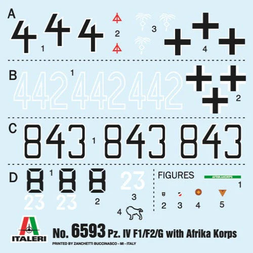 Italeri 6593S 1/35 Pz. IV F1/F2/G with Afrika Korps - Image 7