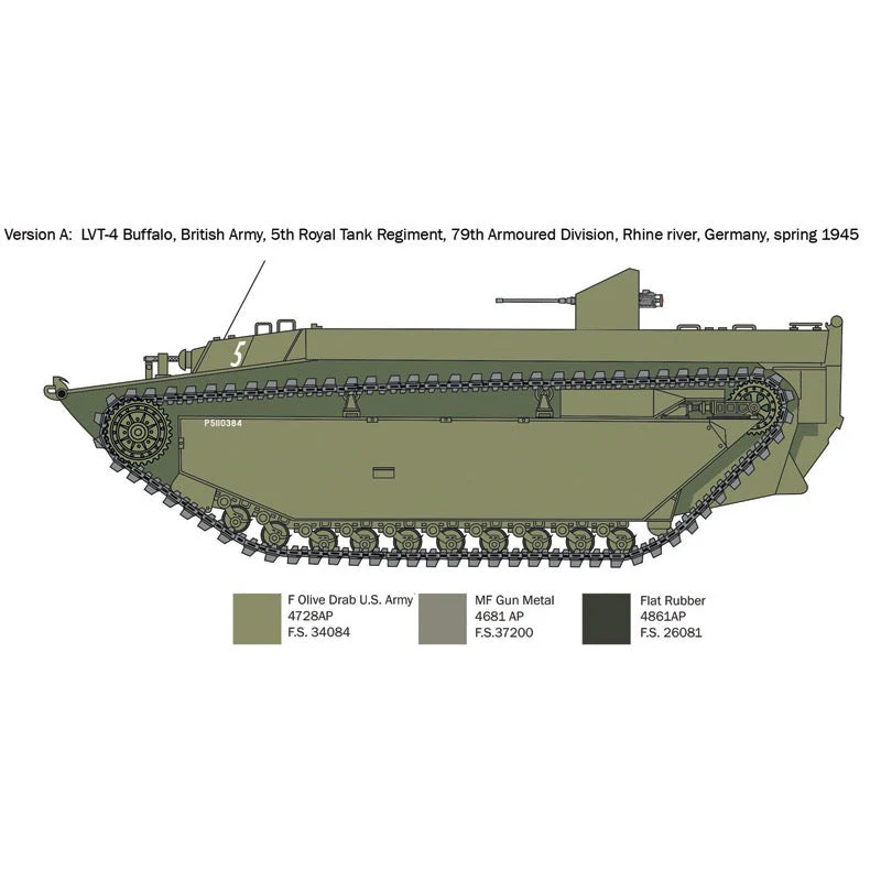 Italeri 6752S 1/35 LVT-4 Water Buffalo ETO - Image 4