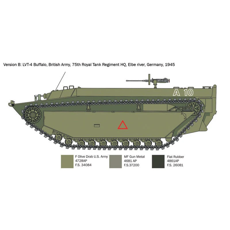 Italeri 6752S 1/35 LVT-4 Water Buffalo ETO - Image 5