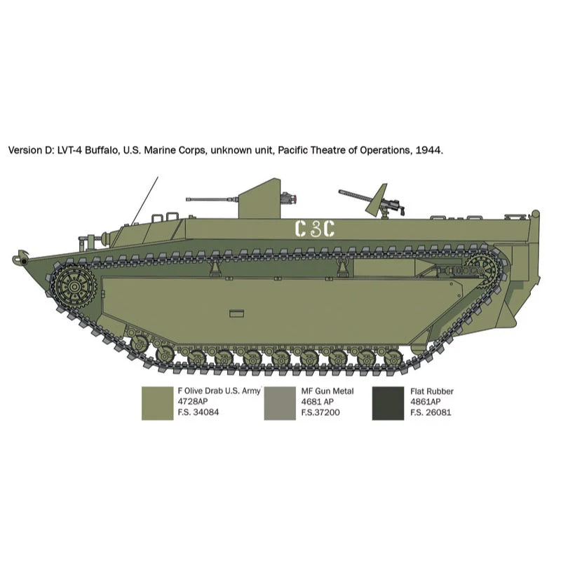 Italeri 6752S 1/35 LVT-4 Water Buffalo ETO - Image 7