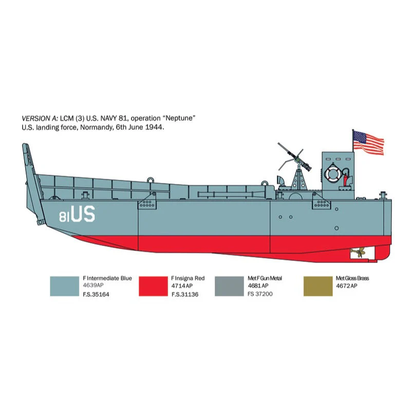 Italeri 6755 1/35 LCM-3 Landing Craft - Image 11