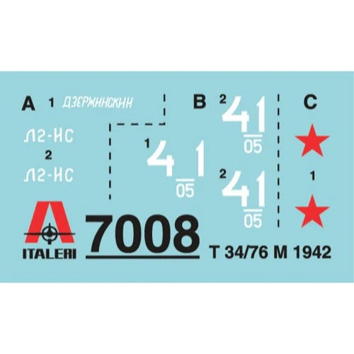Italeri 7008 1/72 T34 76 M42 - Image 4