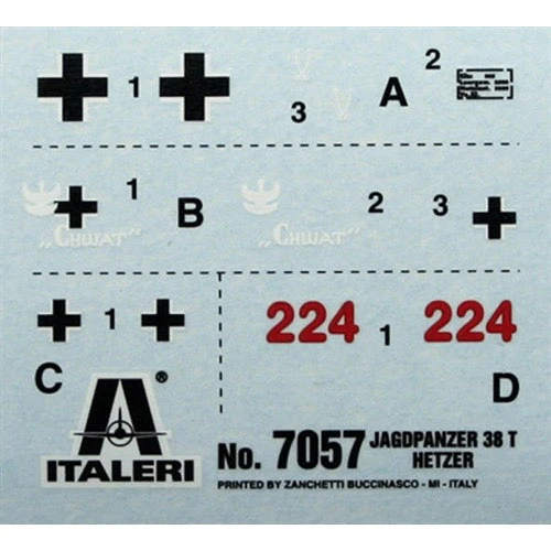 Italeri 7057 1/72 Jagdpanzer 38(t) Hetzer - Image 4