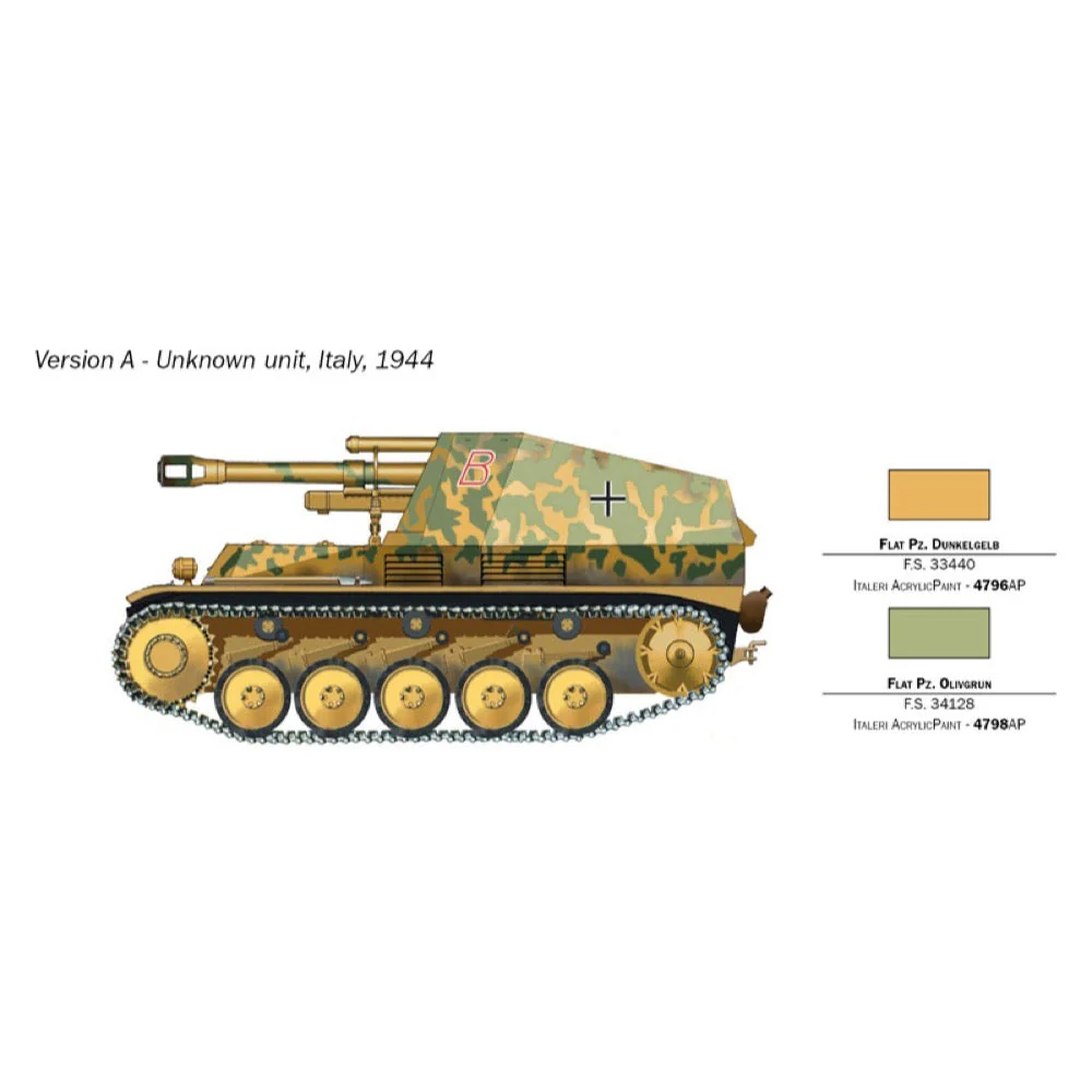 Italeri 7061S 1/72 Sd.Kfz. 124 Wespe - Image 3