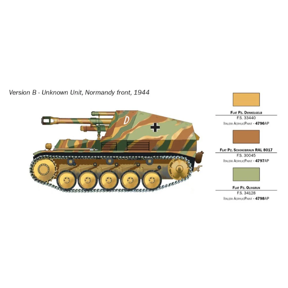 Italeri 7061S 1/72 Sd.Kfz. 124 Wespe - Image 4