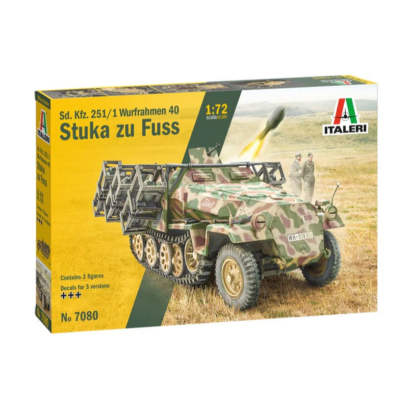 Italeri 7080 1/72 Sd.Kfz 251/z Stuka Zu Fuss