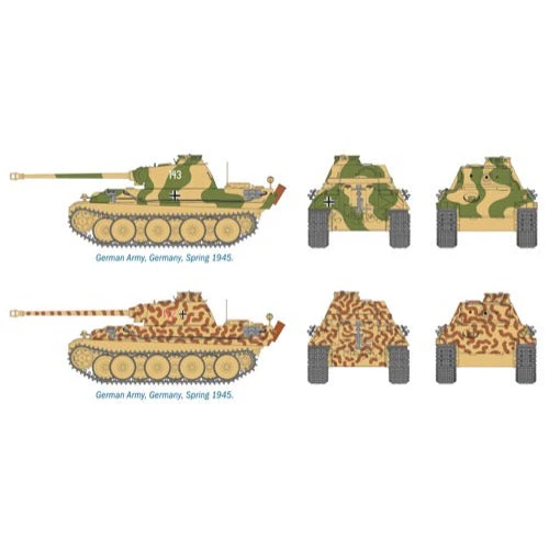 Italeri 7504 1/72 PZKPFW V Panther Ausf G Fast Assembly - Image 5