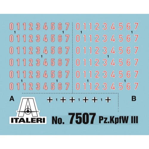 Italeri 7507 1/72 PZKPFW 3 J Fast Assy - Image 3