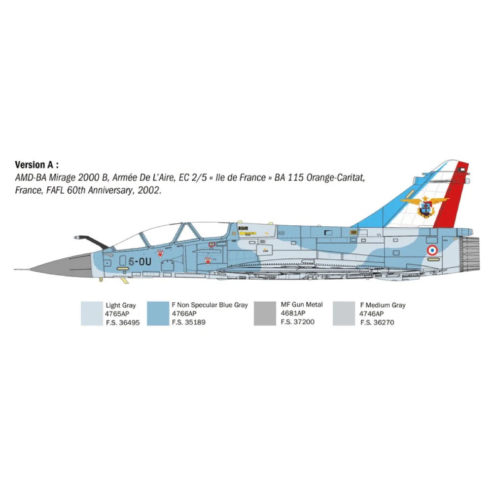Italeri 90023 1/72 Mirage 2000 D - Image 3
