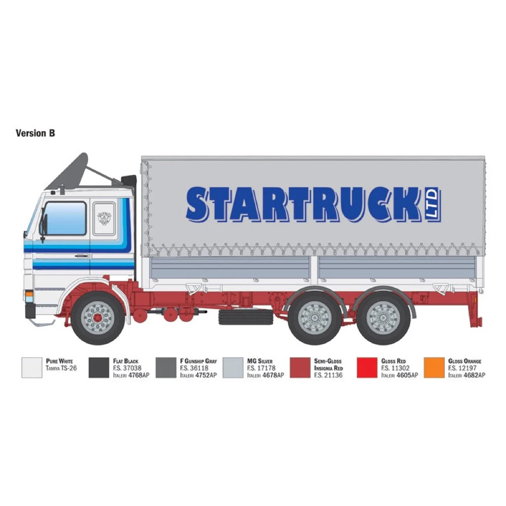 Italeri 90762 1/24 Scania 142H 6X2 Canvas - Image 4