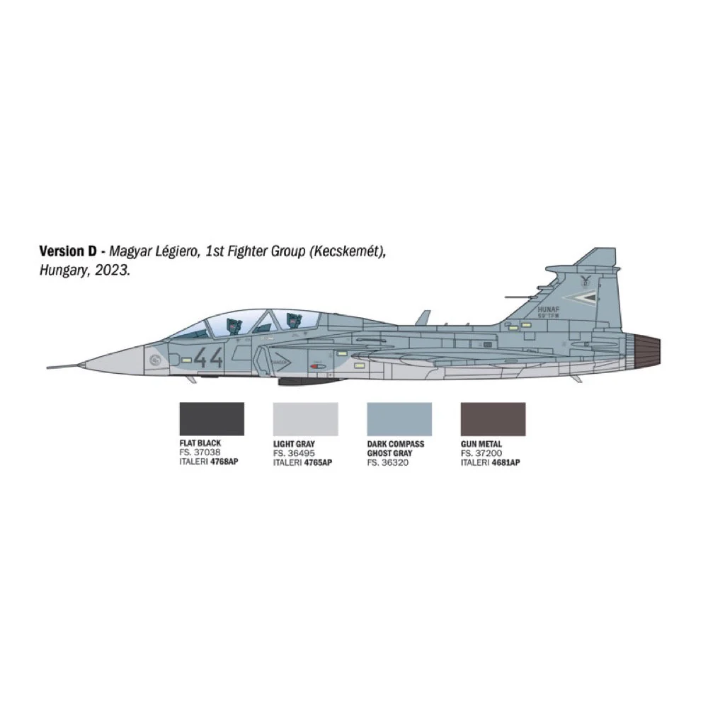 Italeri 91216 1/72 JAS-39 Twin Seater - Image 6