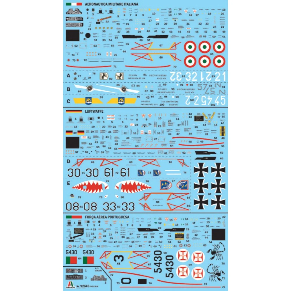 Italeri 92645 1/48 G.91 R1/R3 Gina - Image 9