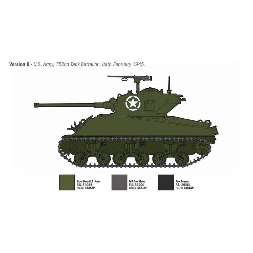 Italeri 96440 1/35 Sherman M4A3 Wet - Image 4