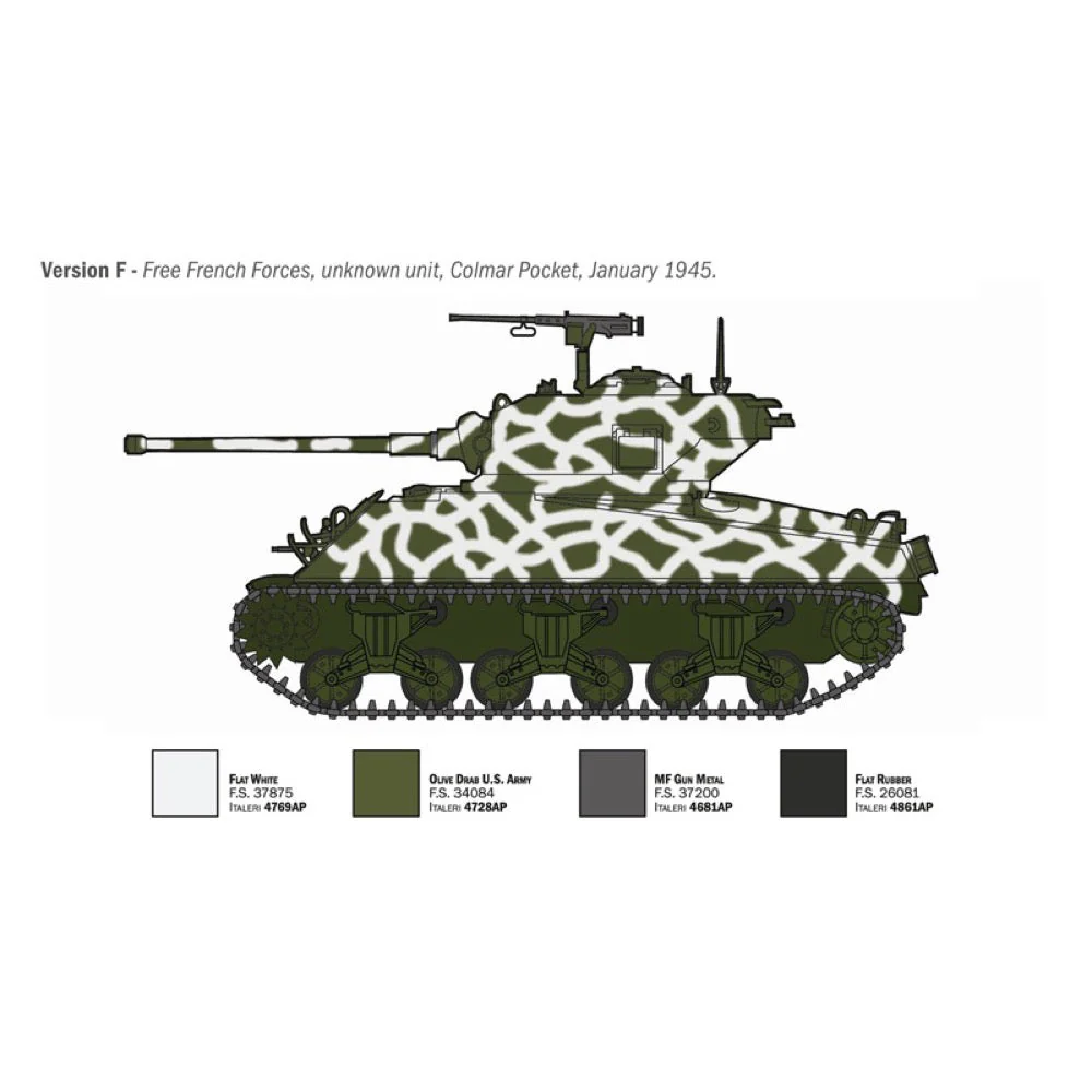 Italeri 96440 1/35 Sherman M4A3 Wet - Image 8
