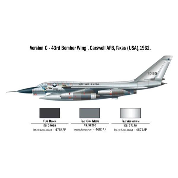 Italeri 1142 1/72 B-58 Hustler - Image 4