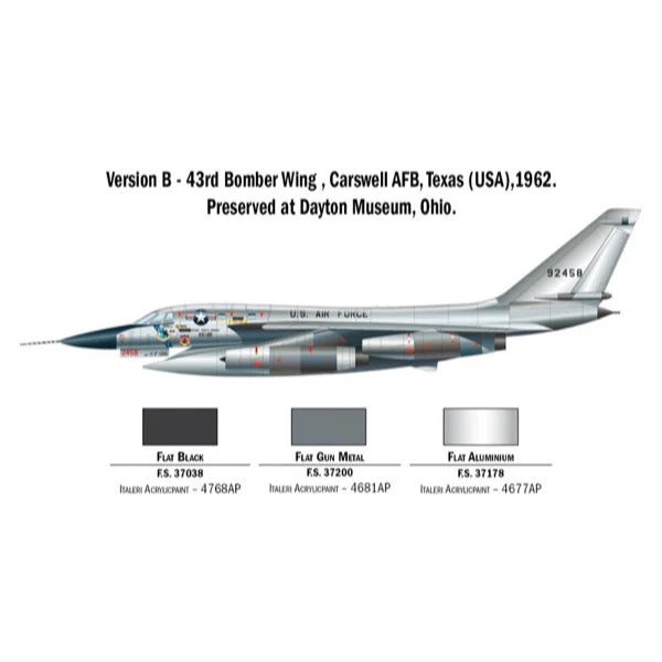 Italeri 1142 1/72 B-58 Hustler - Image 5