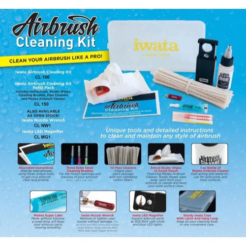 Iwata CL100 Airbrush Cleaning Kit - Image 3