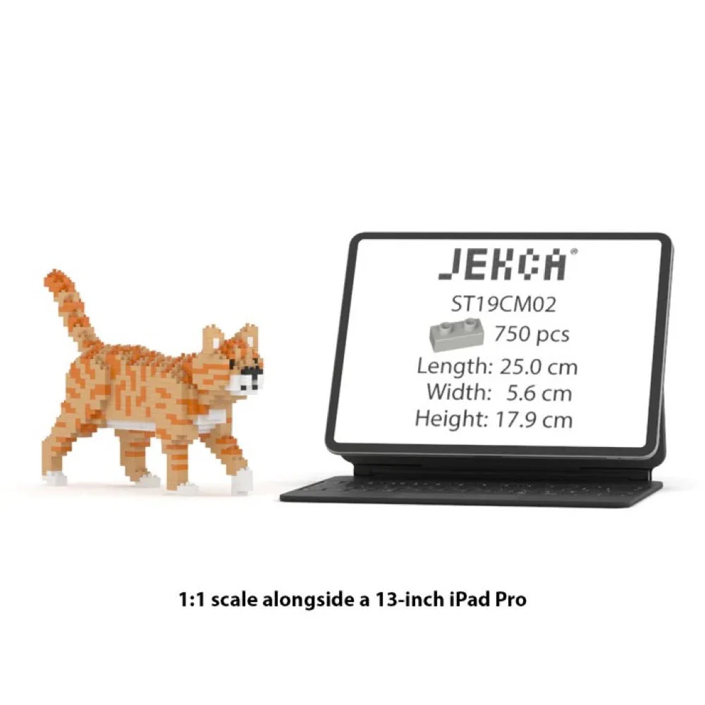Jekca ST19CM02 Orange Tabby Cat Mini 01S - Image 4