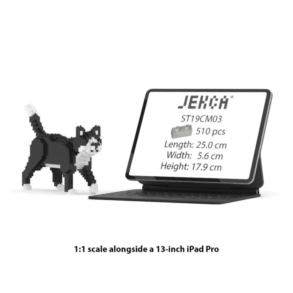 Jekca ST19CM03 Tuxedo Cat Mini 01S - Image 4