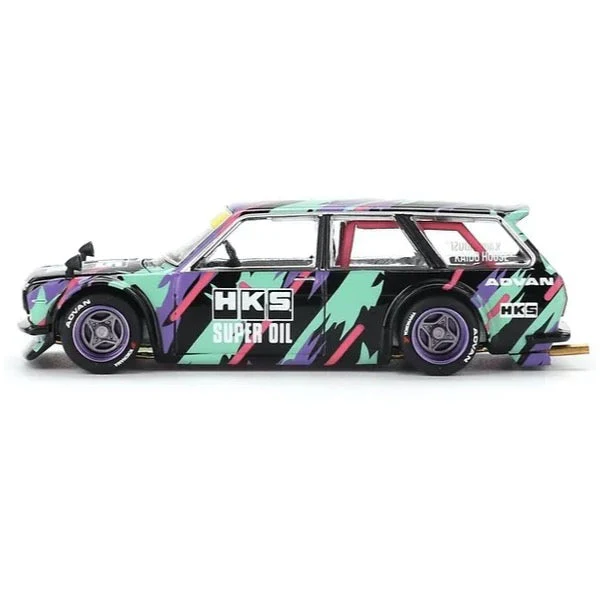 Kaido House x Mini GT 1/64 Datsun 510 Wagon HKS V1 - Image 5