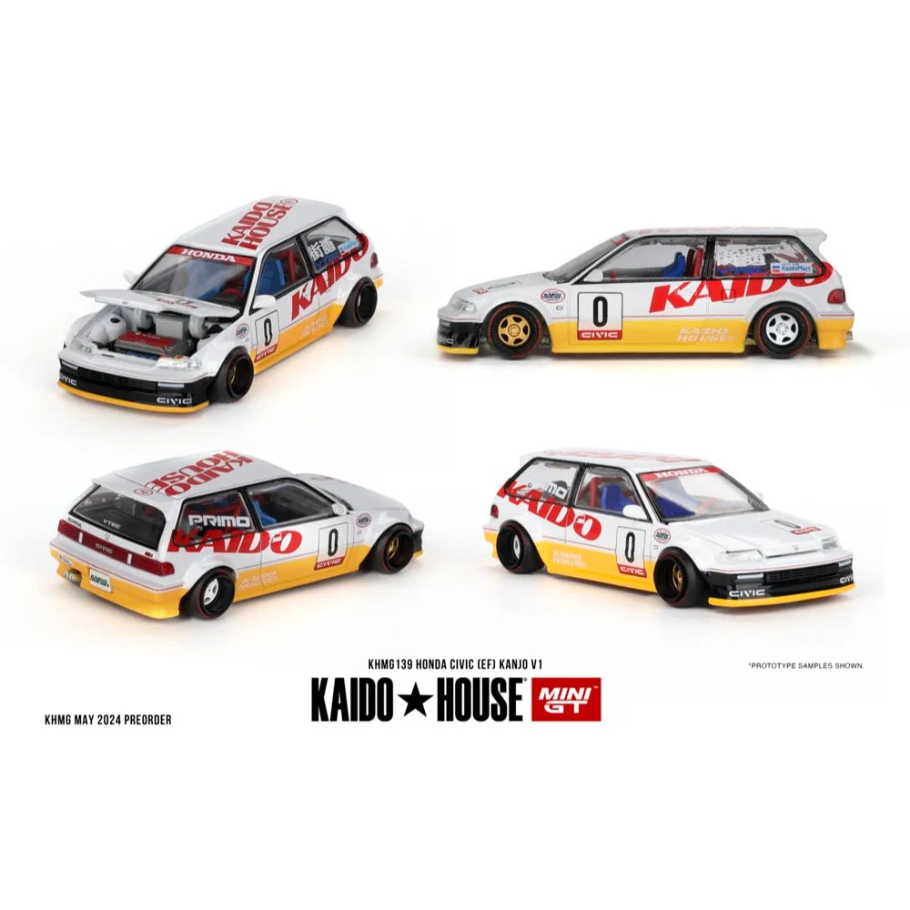 Kaido House x Mini GT 1/64 Honda Civic (EF) Kanjo V1 - Image 6