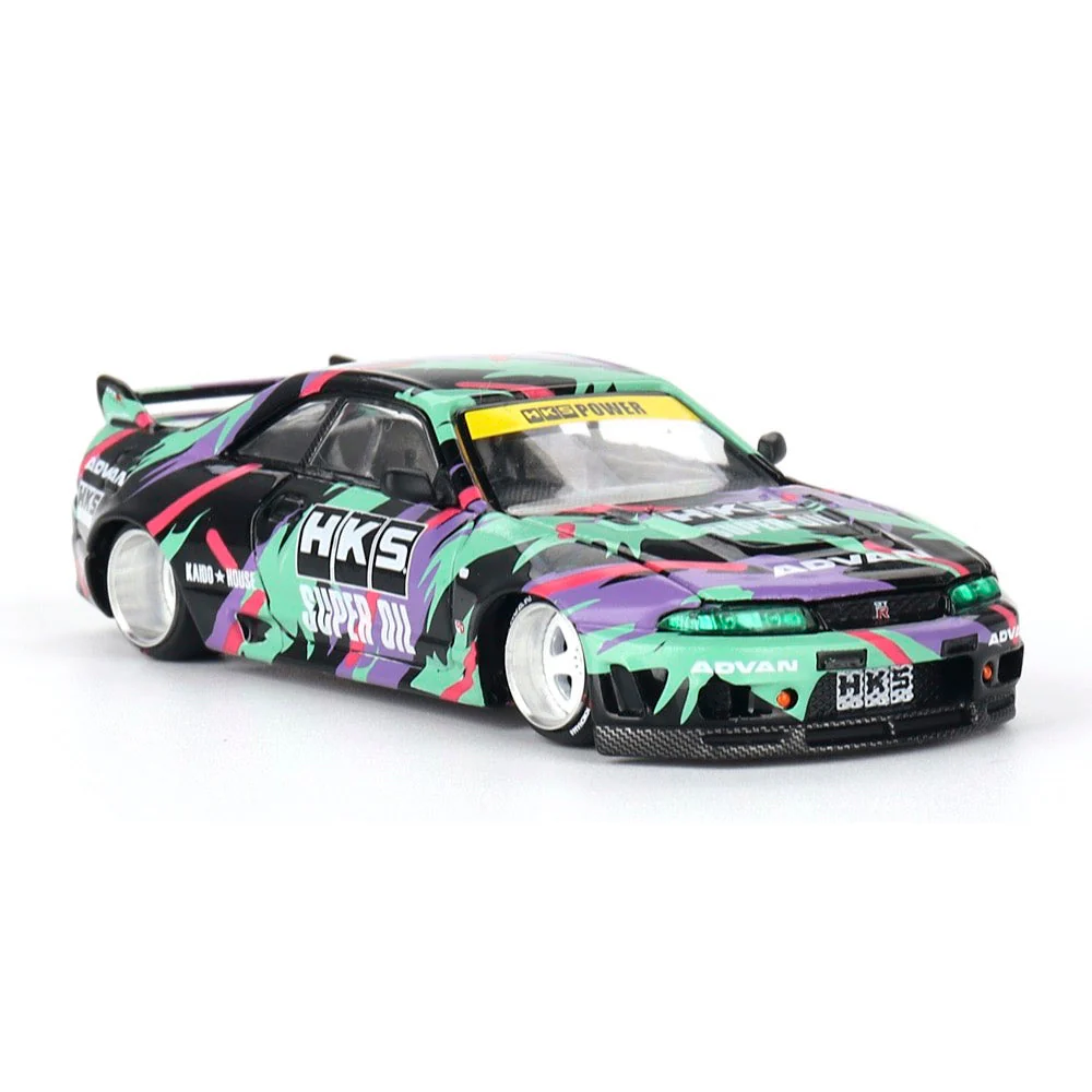 Kaido House x Mini GT 1/64 Nissan Skyline GT-R (R33) HKS V1