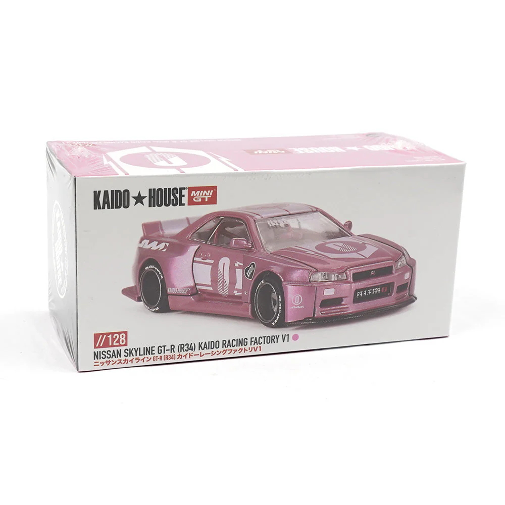 Kaido House x Mini GT 1/64 Nissan Skyline GT-R (R34) KAIDO RACING FACTORY V1 - Image 11