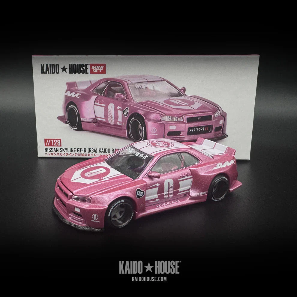 Kaido House x Mini GT 1/64 Nissan Skyline GT-R (R34) KAIDO RACING FACTORY V1 - Image 2