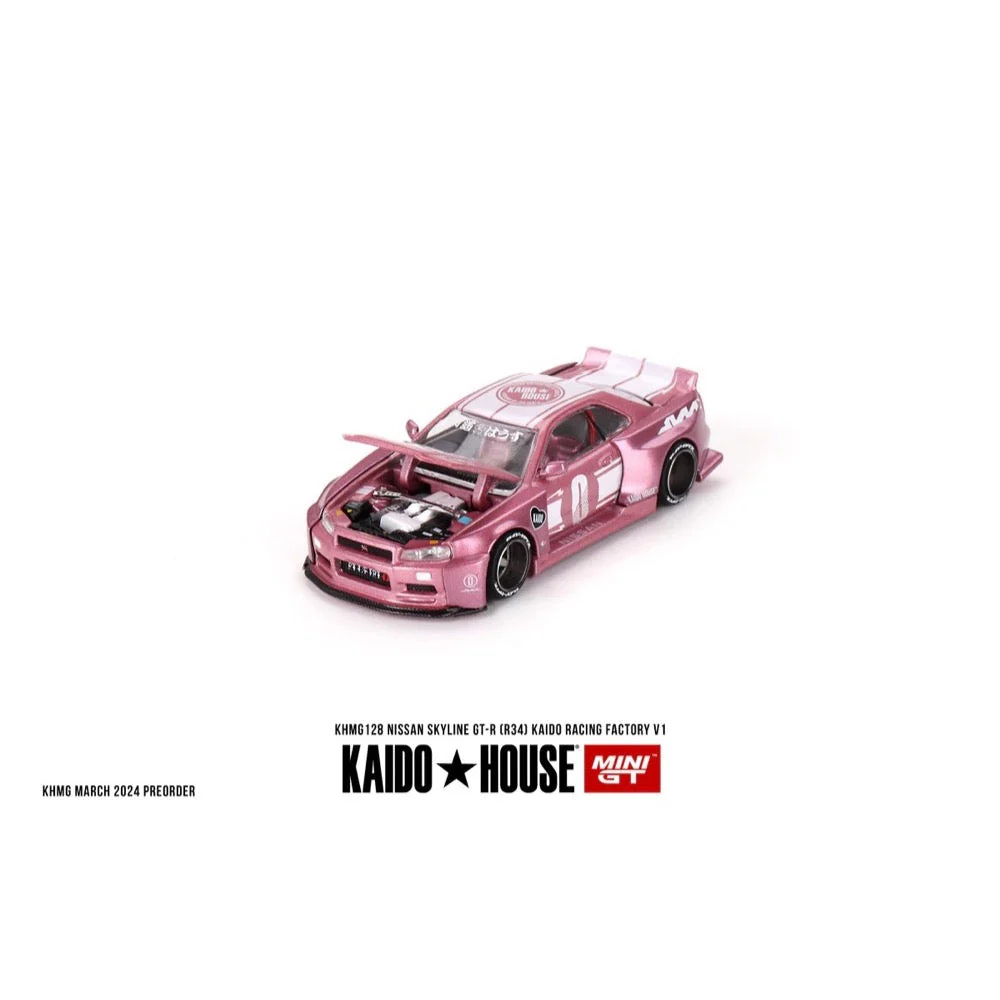 Kaido House x Mini GT 1/64 Nissan Skyline GT-R (R34) KAIDO RACING FACTORY V1 - Image 9