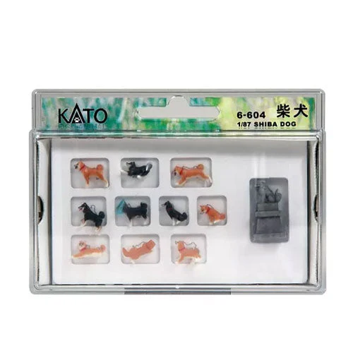 Kato 06-604 HO Shiba Dogs - Image 2