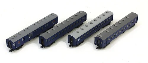 Kato 10-034-1 N Old Coach 4 Cars Blue Set - Image 9