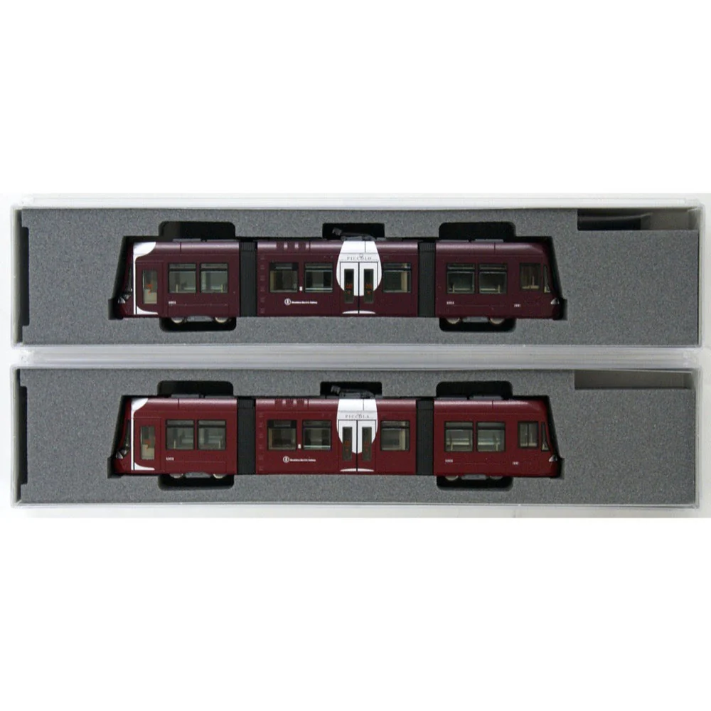 Kato 10-1604 N Unitram Hiroshima Electric Railway (Hiroden) Type 1000 LRV Piccolo & Piccola 2 Car Tram Set - Image 2