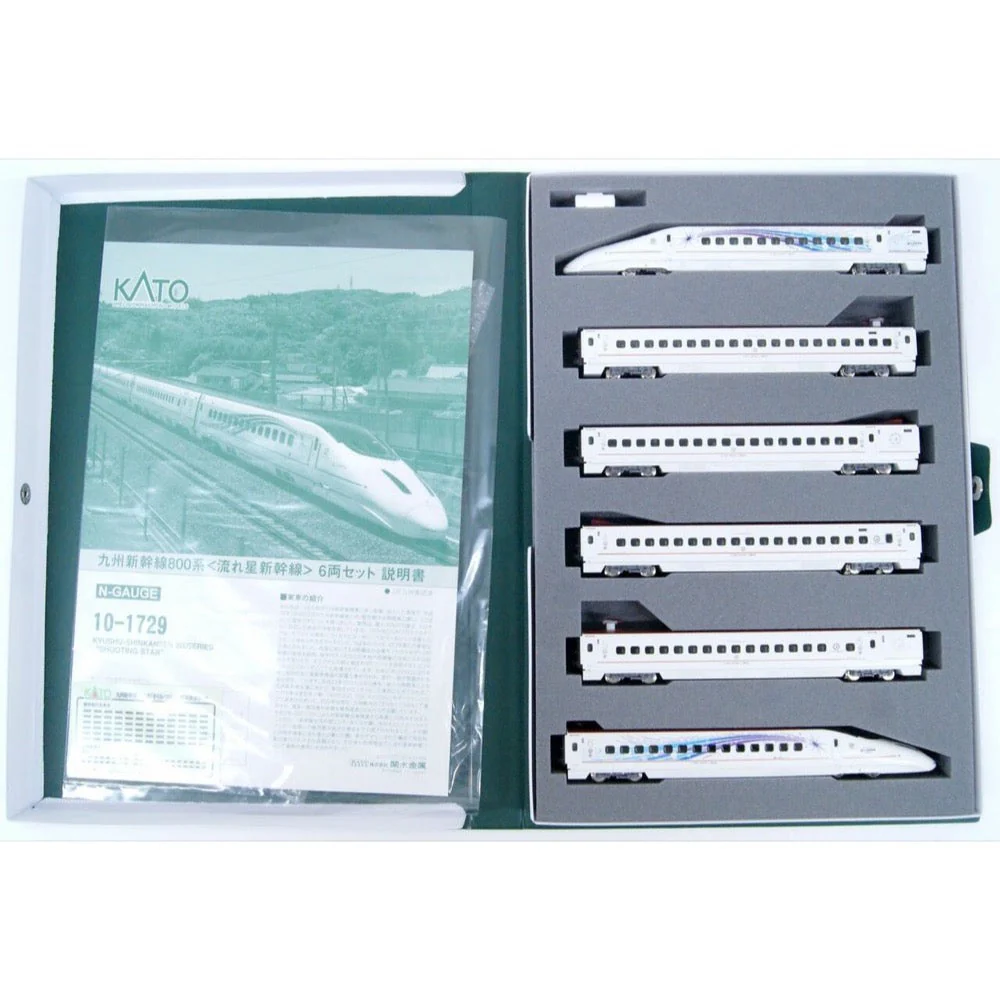 Kato 10-1729 N Kyushu Railway Shinkansen Series 800 Shooting Star 6-Car Set - Image 16