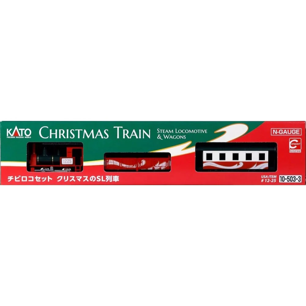 Kato 10-503-3 N Christmas Pocket Line Steam Locomotive Set - Image 2