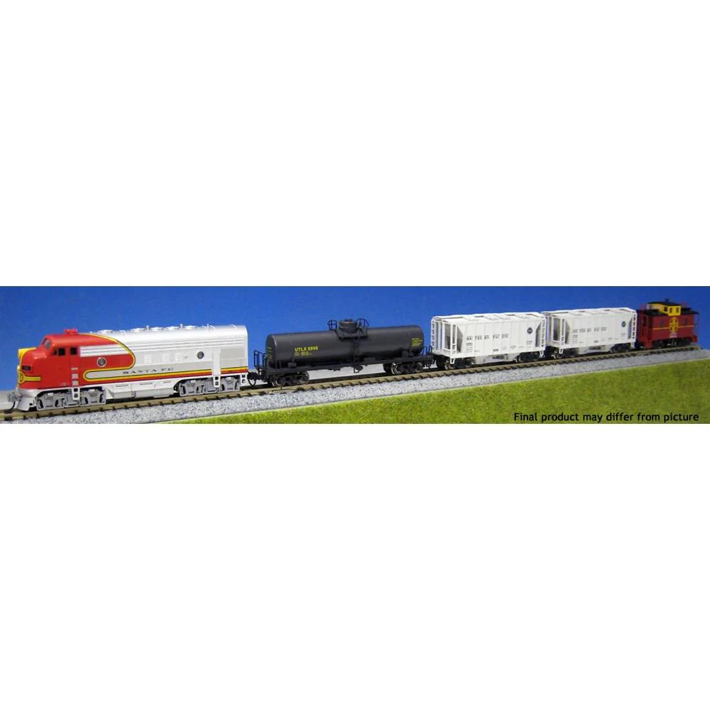 Kato 106-6271D Santa Fe F7 Freight Train Starter Set DCC