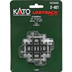Kato 2-401 HO Unitrack Crossing 90 Degreses