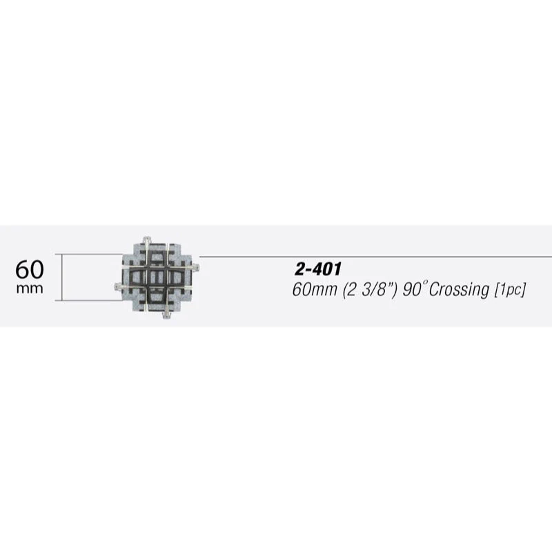 Kato 2-401 HO Unitrack Crossing 90 Degreses - Image 2
