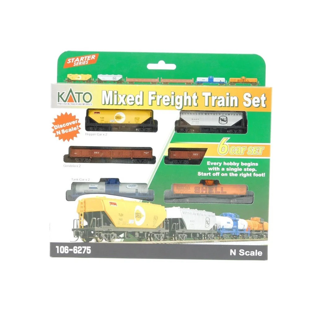 Kato N 6-Car Mixed Freight Train