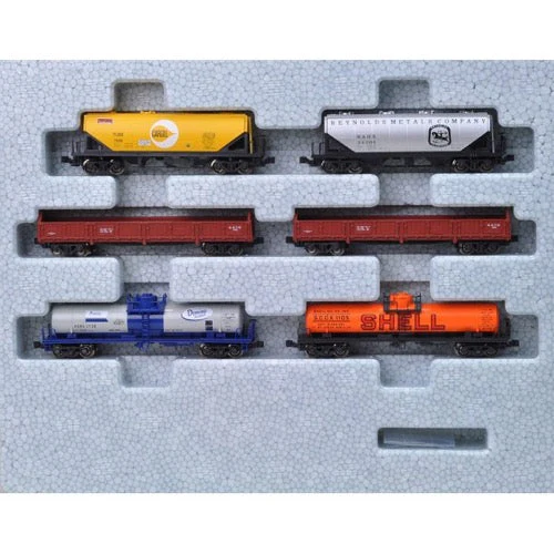 Kato N 6-Car Mixed Freight Train - Image 4