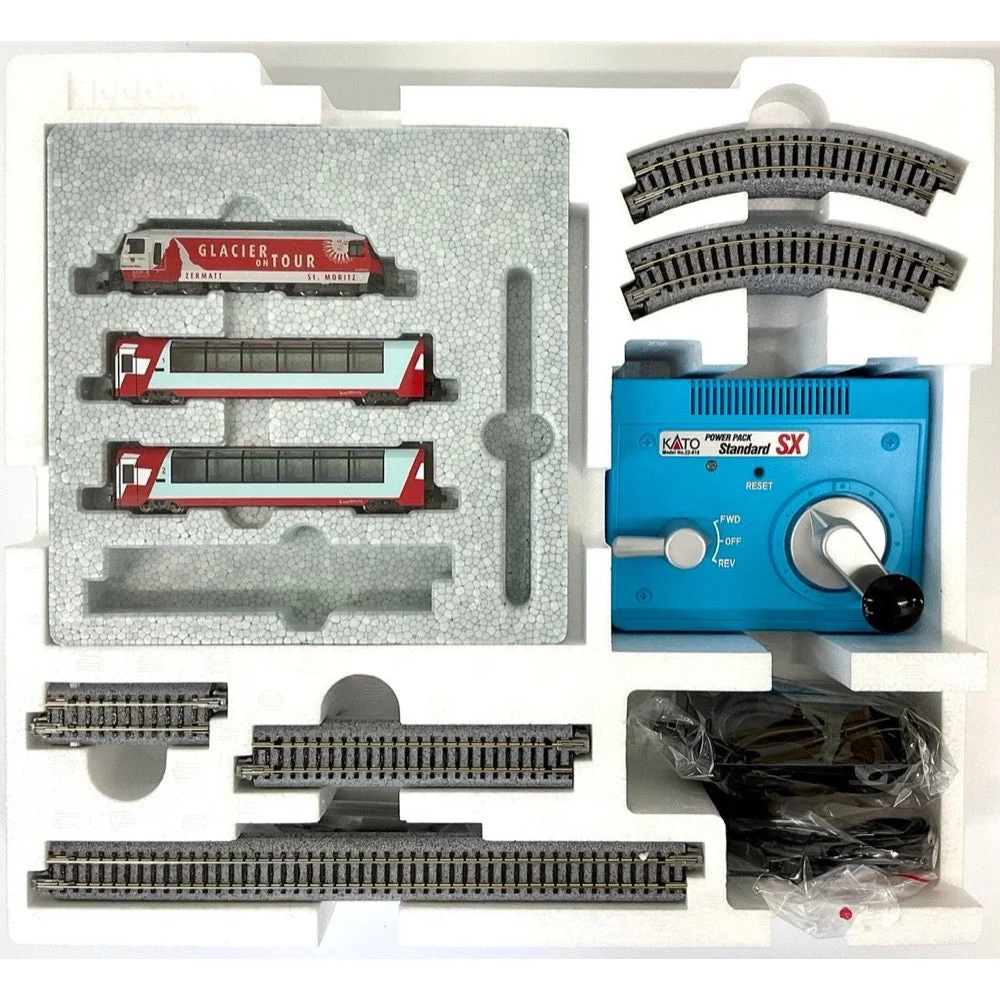 Kato 10-021 N Unitrack Alpine Glacier Express Starter Set Glacier on Tour - Image 5
