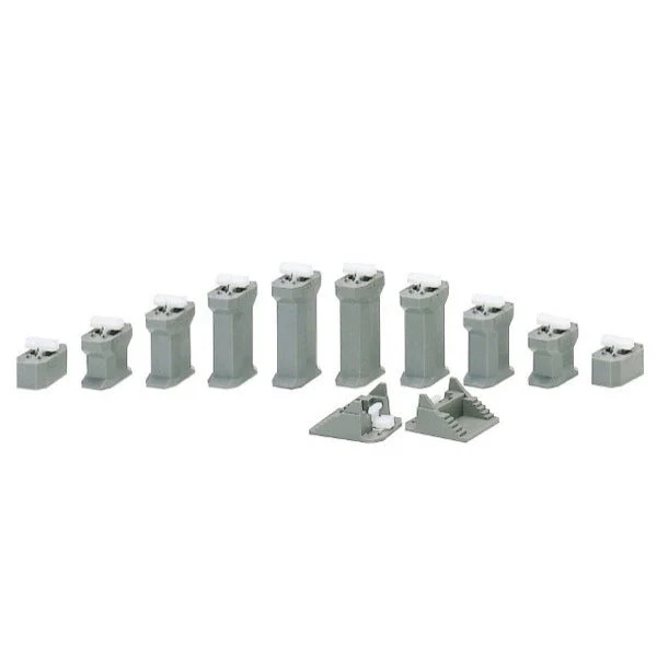 Kato 23-015 N Unitrack Piers Set Inclined 15-50mm