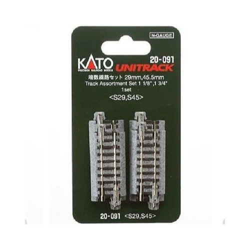 Kato 20-091 N Unitrak Assorted Set 29 and 45.5mm