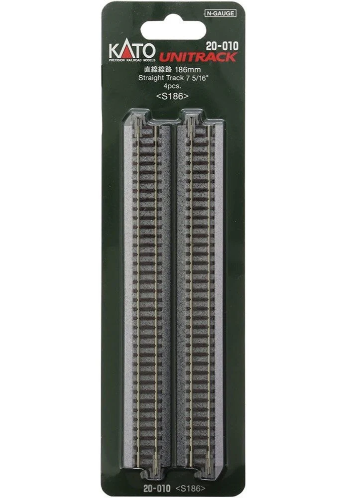 Kato 20-010 N Unitrack Straight 186mm