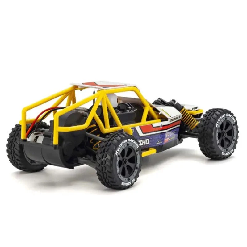 Kyosho 1/10 2WD Sand Master 2.0 RC Buggy EZ Series Readyset White and Blue 34405T1 - Image 3