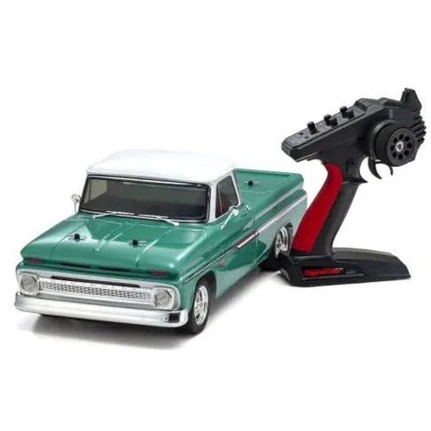 Kyosho 1/10 EP 4WD Fazer MK2 1966 Chevy C10 Fleetside Pickup Light Green 34435T1 - Image 2