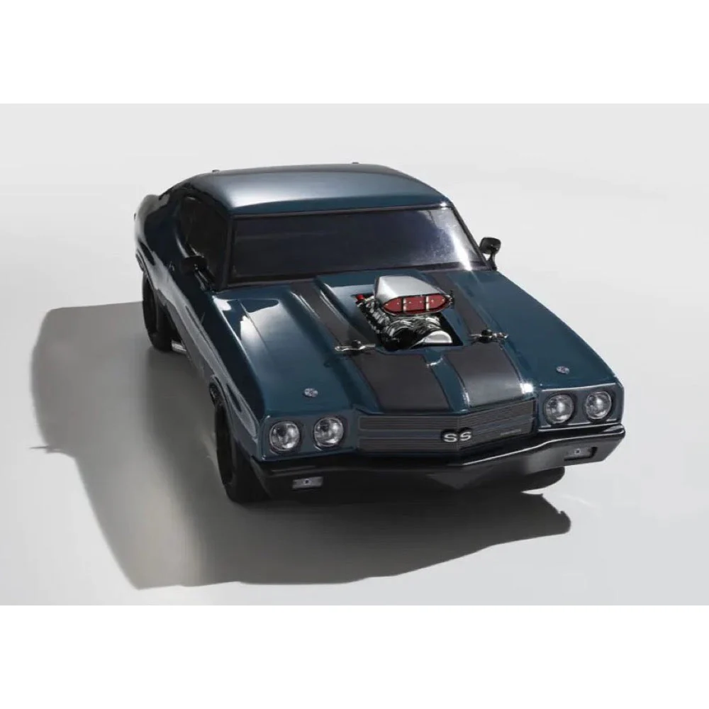 Kyosho 1/10 EP 4WD Fazer Mk2 FZ02L 1970 Chevy Chevelle Supercharged VE Series Dark Blue Readyset RC Car 34494T1 - Image 4