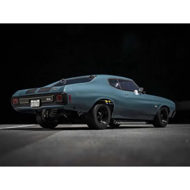 Kyosho 1/10 EP 4WD Fazer Mk2 FZ02L 1970 Chevy Chevelle Supercharged VE Series Dark Blue Readyset RC Car 34494T1 - Image 6