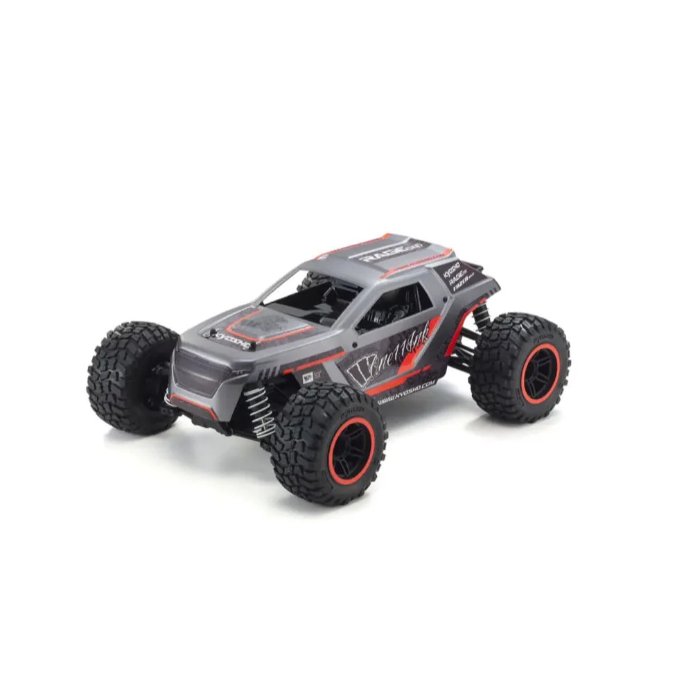 Kyosho 1/10 Fazer Mk2 Rage 2.0 4WD Electric Readyset RC Buggy Grey/Red 34411T1C